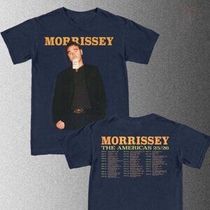 Morrissey The Americas 2025 2026 Gildan Tee Two Sided Tour Shirt